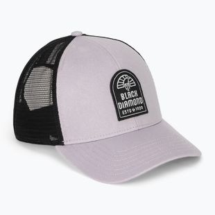 Cappello da baseball Black Diamond Trucker soft lilla / nero / nero cam patch