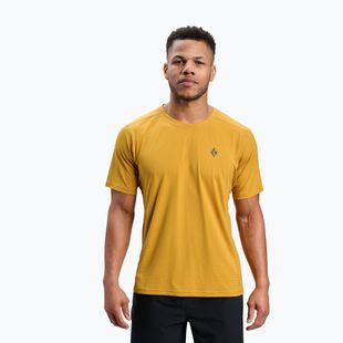 Maglietta Black Diamond Distance SS Tech Tee ambra da uomo