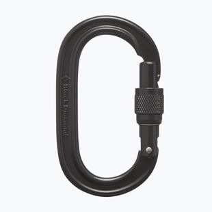 Carabina Black Diamond Oval Keylock SCRWGT black