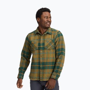 Camicia uomo Black Diamond Project Heavy Flannel deep woods/laurel green plaid