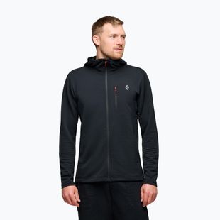 Felpa da uomo Black Diamond Diverge Full Zip Hoody black