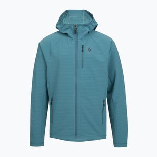 Felpa da uomo Black Diamond Coefficient Storm Full Zip Hoody creek blue
