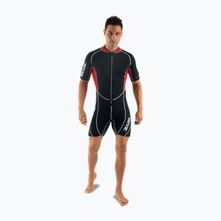Muta da nuoto uomo SEAC Shorty Ciao 2,5 mm black/red