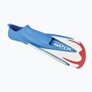 Pinne da nuoto rosse della squadra SEAC