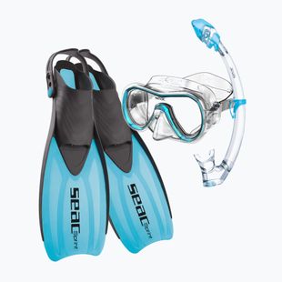 Kit snorkeling SEAC Tris Sprint Dry blu