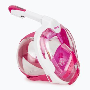 Maschera integrale per snorkeling SEAC Magica white/pink