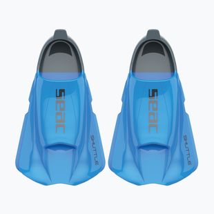 Pinne da nuoto SEAC Shuttle Flex blu chiaro/grigio