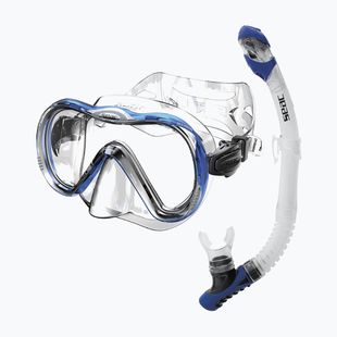 Set da snorkeling SEAC Bis Boss + Reverse Dry blue