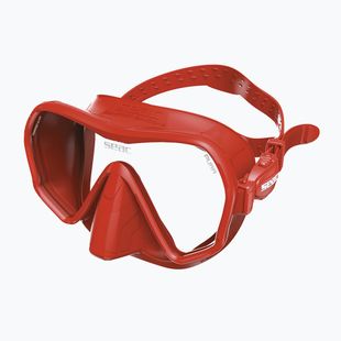 Maschera subacquea SEAC Pura Antifog red