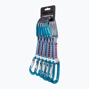 Express da arrampicata CAMP Orbit Express KS 6 pack 12 cm grey/blue/fuchsia