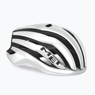 Casco bici MET Trenta Mips bianco/nero opaco lucido