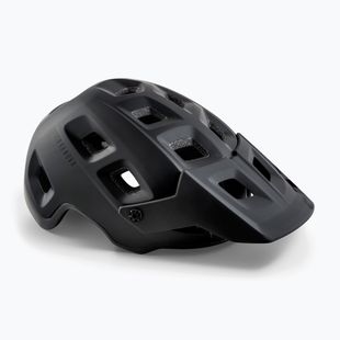 Casco bici MET Terranova nero opaco lucido