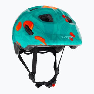 Casco da bicicletta per bambini MET Hooray verde frutta lucido