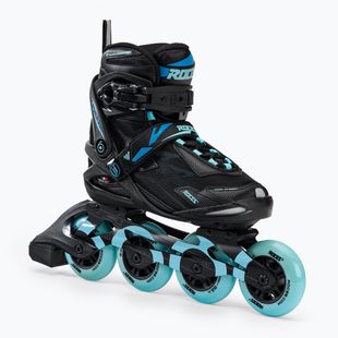 Pattini a rotelle da donna Roces Helium II TIF nero/azzurro