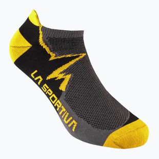 Calze La Sportiva Climbing carbonio/giallo
