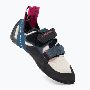 Scarpa da arrampicata La Sportiva donna Katana bianco/blu tempesta