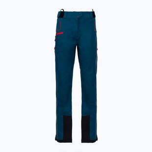 Pantaloni con membrana La Sportiva Crizzle EVO Shell donna blu tempesta/pomodoro ciliegia