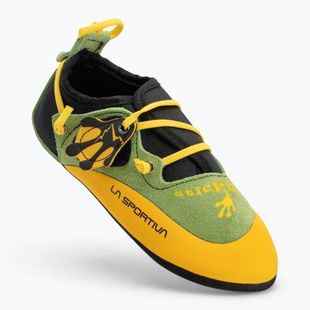 Scarpa da arrampicata per bambini La Sportiva Stickit lime/giallo