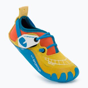 Scarpa da arrampicata La Sportiva per bambini Gripit giallo/fiamma