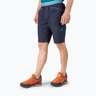 La Sportiva pantaloncini da arrampicata da uomo Mundo jeans topazio