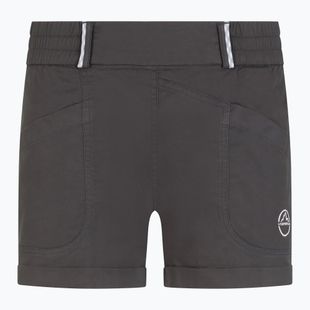 Pantaloncini da arrampicata La Sportiva Escape donna bianco carbonio