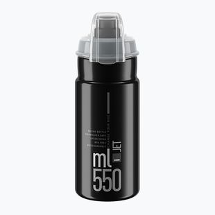 Borraccia Elite Jet Plus 550 ml nero/grigio con logo