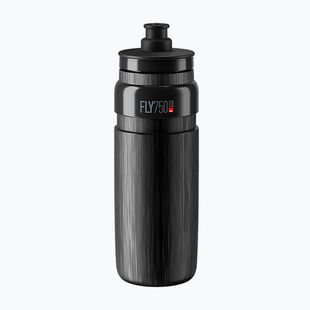 Bottiglia da ciclismo Elite FLY Tex 750 ml logo nero/grigio