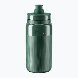 Bottiglia da bicicletta Elite FLY Tex 550 ml logo verde scuro/grigio