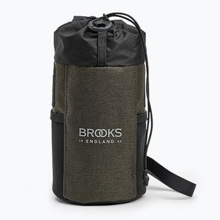 Brooks England Borsa da manubrio per bicicletta Scape Feed Pouch 1 l verde fango