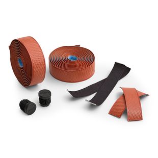 Brooks England Cambium Rubber Bar - fascia manubrio arancione