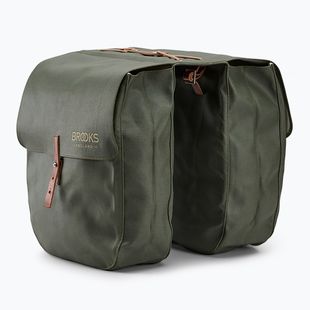 Brooks England Brick Lane Panniers 30 l verde salvia/miele borsa da bici