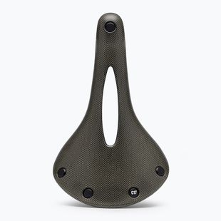 Brooks England C17 Sella per bicicletta verde fango intagliata