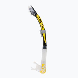 Snorkel Cressi Alpha Ultra Dry sil. chiaro/nero giallo