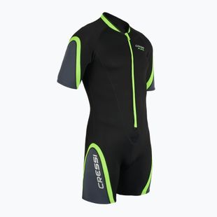 Muta da uomo Cressi Playa Shorty 2,5 mm nero/lime