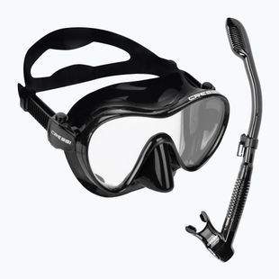 Cressi F1 + Supernova Dry set subacqueo nero