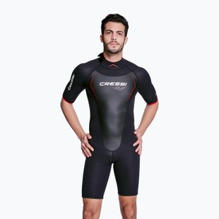 Muta Cressi Altum Shorty 3 mm nero/rosso da uomo