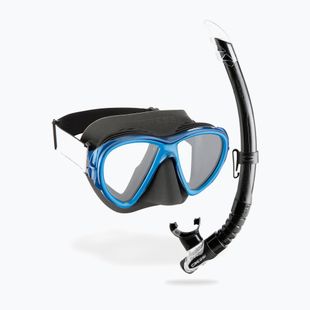 Set da immersione Cressi Fiji + Gamma nero/blu