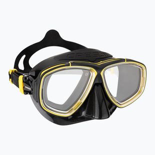 Maschera subacquea Cressi Prisma nero/giallo