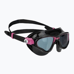 Maschera da nuoto Cressi Cobra black/black/pink smoked