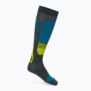 Calze da sci  Mico Light Weight Superthermo Natural Merino Ski teal melange