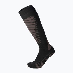 Calze da sci Mico Heavy Weight Superthermo Primaloft Merino Ski nero grigio