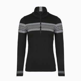 Felpa termica da donna Newland Danica nero/bianco