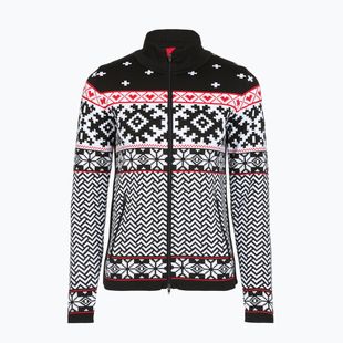 Felpa termica da donna Newland Kylie Full Zip nero/bianco