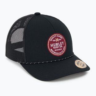 Cappello da baseball Hurley Jetties Trucker da uomo nero
