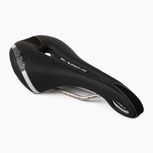 Selle Italia Max Flite Gel Superflow, TI 316 Rail, Fibra-Tek, Light Gel nero