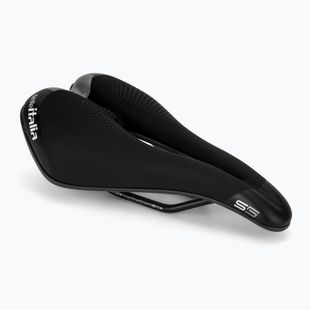 Sella da bici Selle Italia Sportouring S 5 Superflow, Fec Alloy Rail, Soft-Tek, Light Gel nero