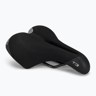 Sella da bici Selle Italia Sportouring T 3 Flow, Fec Alloy Rail, Soft-Tek, Light Gel nero