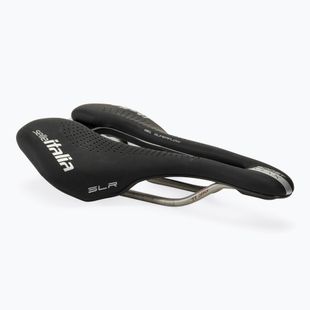 Selle Italia Max SLR Boost Gel Superflow, TI 316 Rail, Fibra-Trek, Light Gel nero