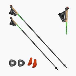 Bastoncini da nordic walking GABEL Carbon XT 2S 80 F.L. black/lime