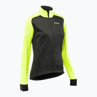 Northwave Reload SP giacca da ciclismo donna nero/giallo fluo